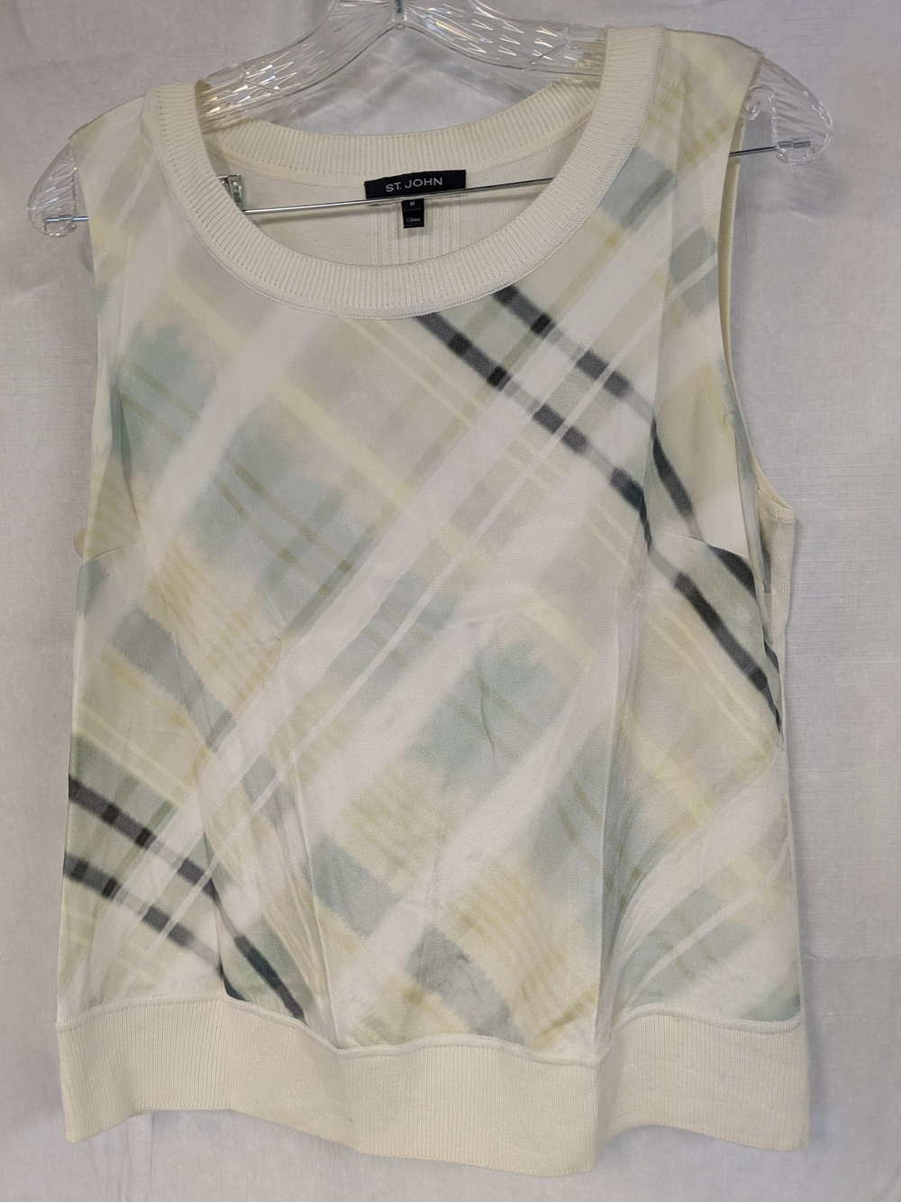 St. John Black Label Sleeveless Sweater